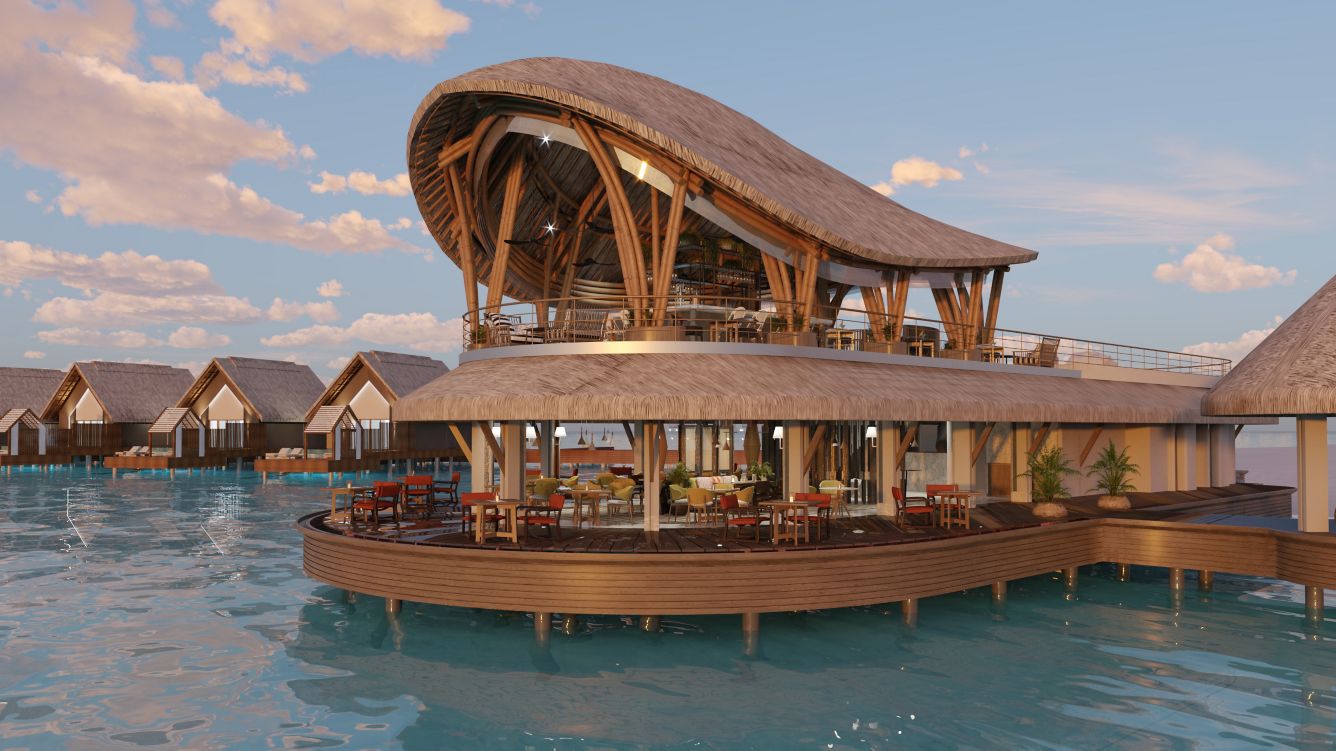 JW 万豪卡夫餐厅 - 阿提里水上餐厅 - JW Marriott Maldives Kaafu Atoll Island Resort Restaurant