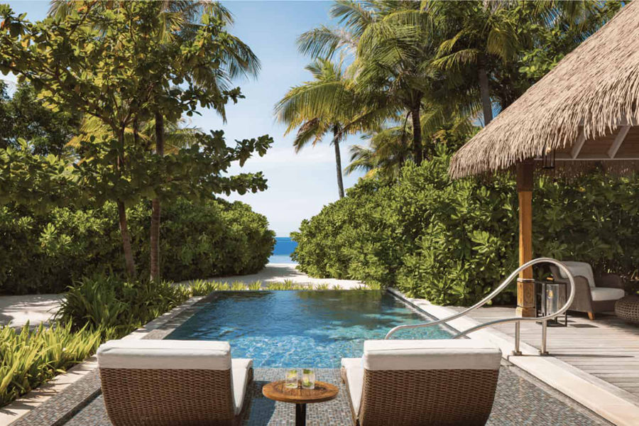 华尔道夫 - 高级三卧沙滩泳池别墅图片3 - Waldorf Astoria Maldives Ithaafushi  Three Bedroom Grand Beach Villa with Pool Photo 3