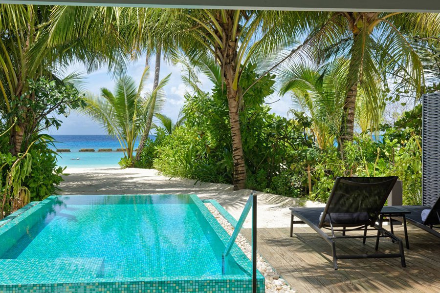 奥瑞格马富士瓦鲁 - 沙滩泳池别墅图片2 - Outrigger Maldives Maafushivaru Resort Beach Villa with Private Pool Photo 2