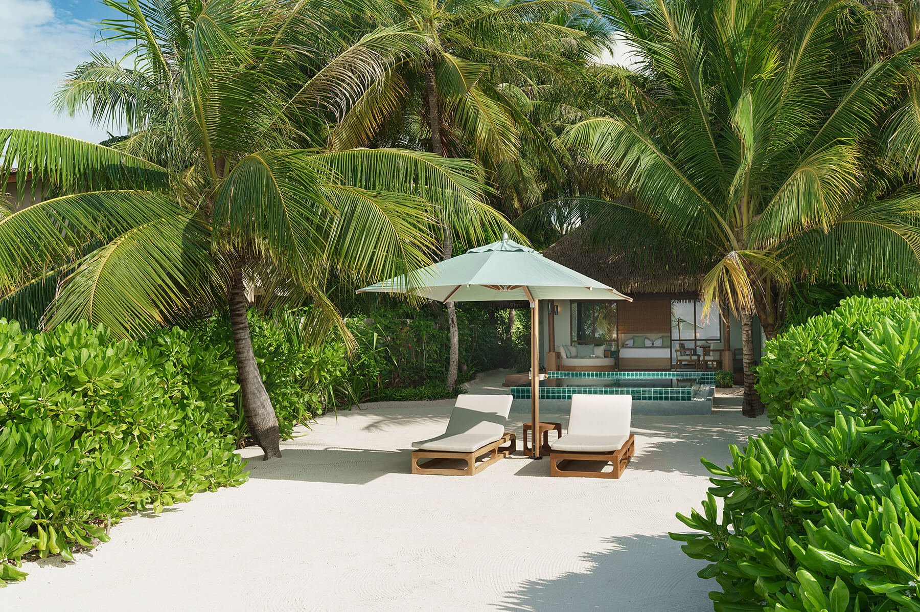 芙花芬 - 豪华沙滩泳池别墅图片2 -  Huvafen Fushi Spa Resort Maldives Deluxe Beach Bungalow With Pool Photo 2