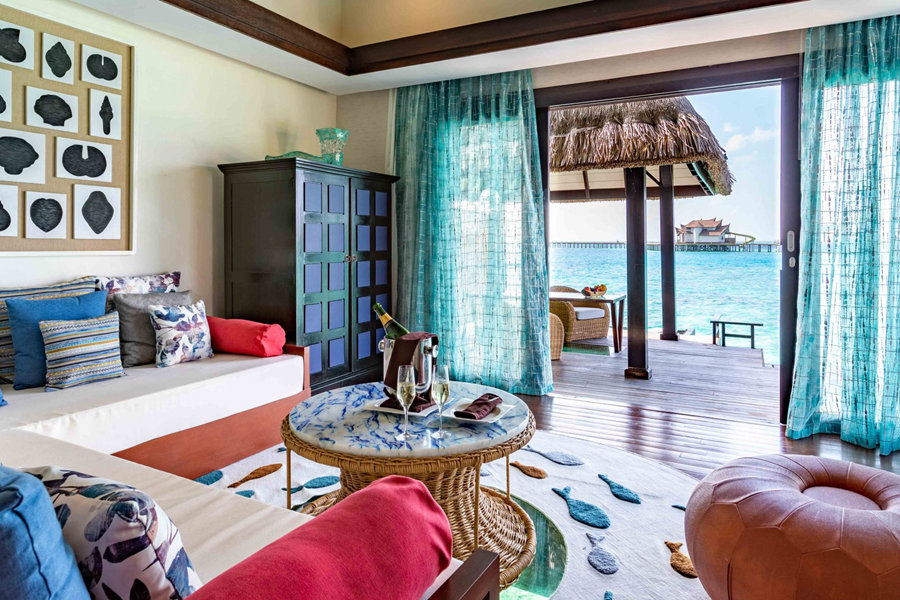 奥臻瑞泽铂丽富士 - 滑梯海洋泳池套房图片2 - Ozen RESERVE Bolifushi Ocean Pool Suite with Slide Photo 2