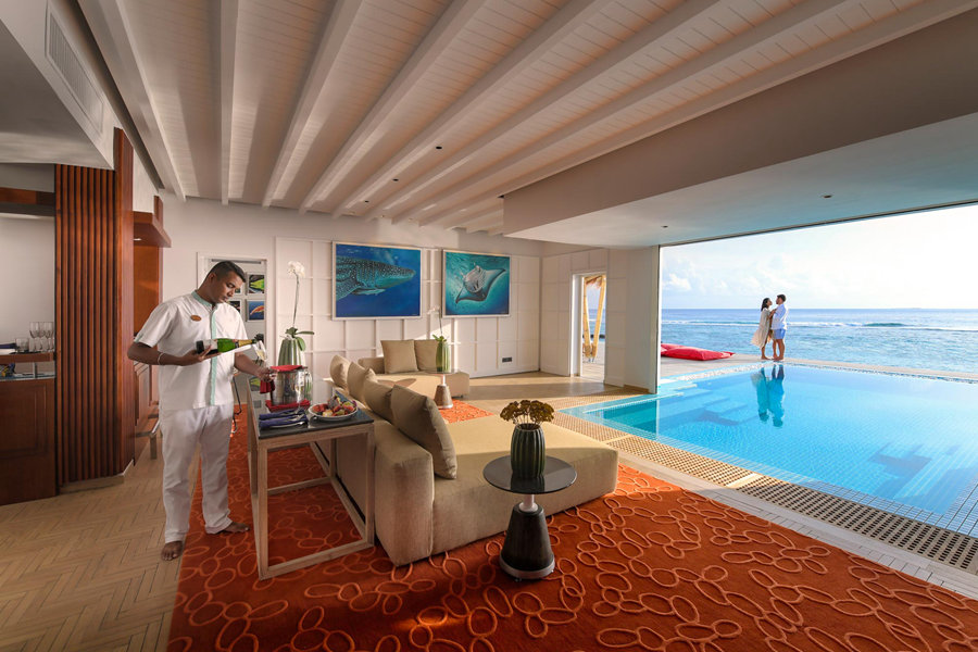 翡翠法斯曼度 - 总统水上别墅图片4 - Emerald Maldives Resort & Spa  Presidential Water Villa Photo 4