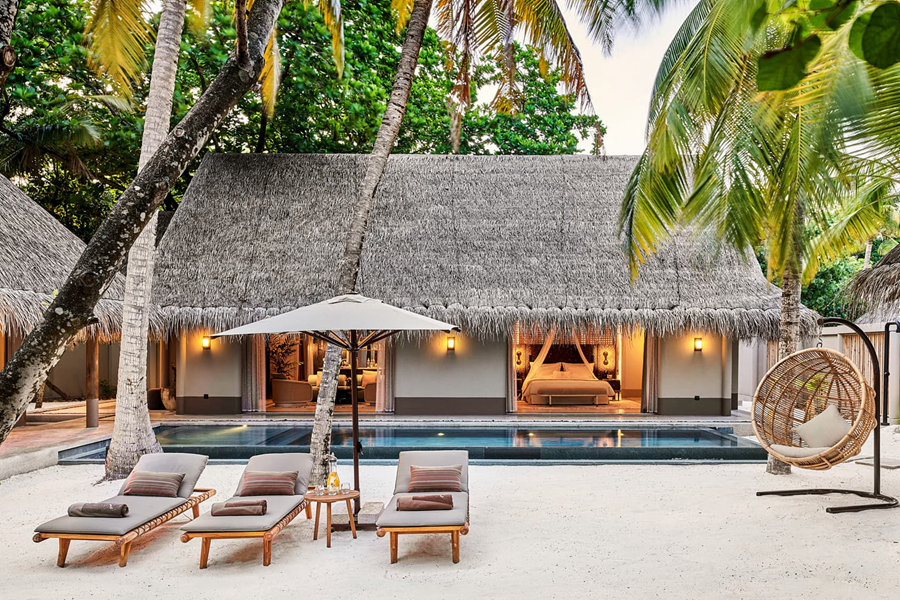 娇丽 - 双泳池双卧沙滩家庭别墅图片1 - Joali Maldives Family Beach Villa with Two Pools Photo 1