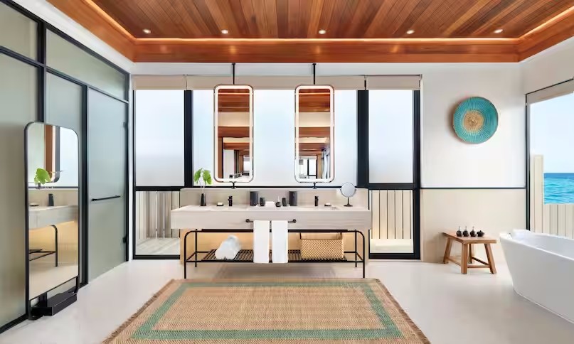 希尔顿阿明吉利 - 双卧水上泳池别墅图片4 - Hilton Maldives Amingiri Resort & SPA 2 Bedroom Overwater Pool Villa Photo 4