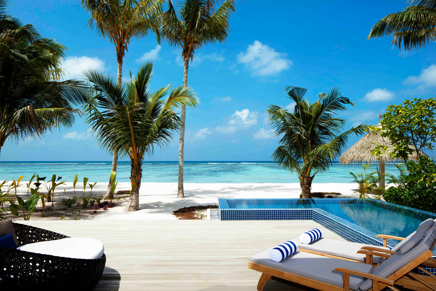 丽笙 - 复式双卧沙滩家庭别墅（日落景观）图片3 - Radisson Blu Resort Maldives 2 Storey Family Beach Villa-2 Bedrooms-Pool & Sunset View Photo 3