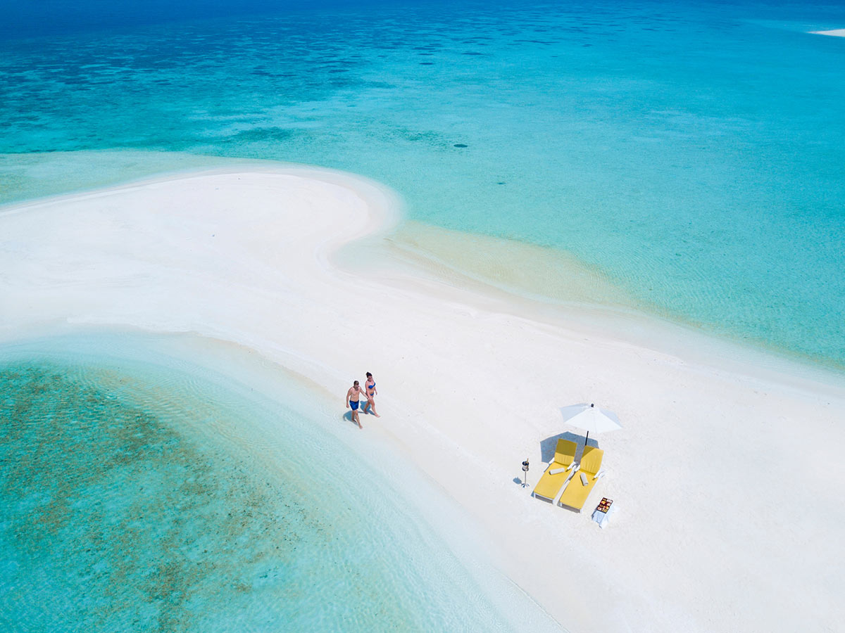 夏日岛 - 沙洲野餐图片1 - Summer Island Maldives Sparkle on the sandbank Photo 1