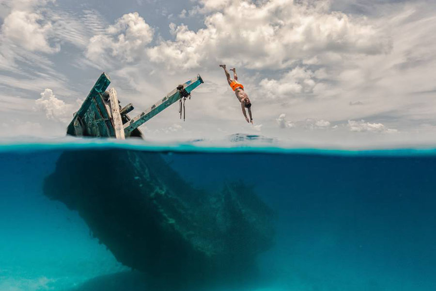 双鱼 - 沉船浮潜图片1 - Sun Siyam Olhuveli shipwreck Photo 1