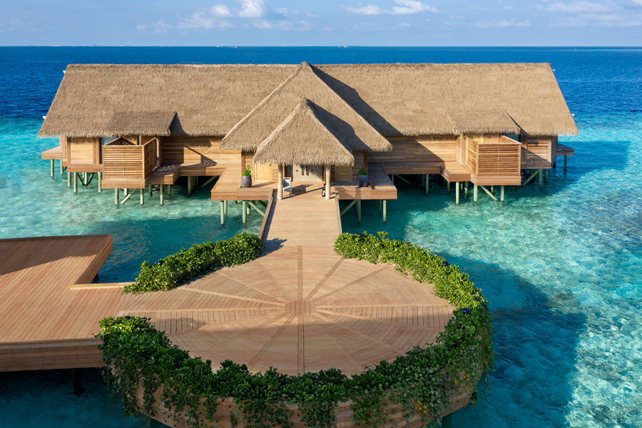 华尔道夫 - 双卧水上泳池别墅图片1 - Waldorf Astoria Maldives Ithaafushi  Two Bedroom Overwater Villa with Pool Photo 1