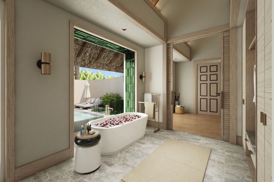 JW 万豪卡夫 - 单卧海滩泳池别墅图片4 - JW Marriott Maldives Kaafu Atoll Island Resort One Bedroom Beach Pool Photo 4