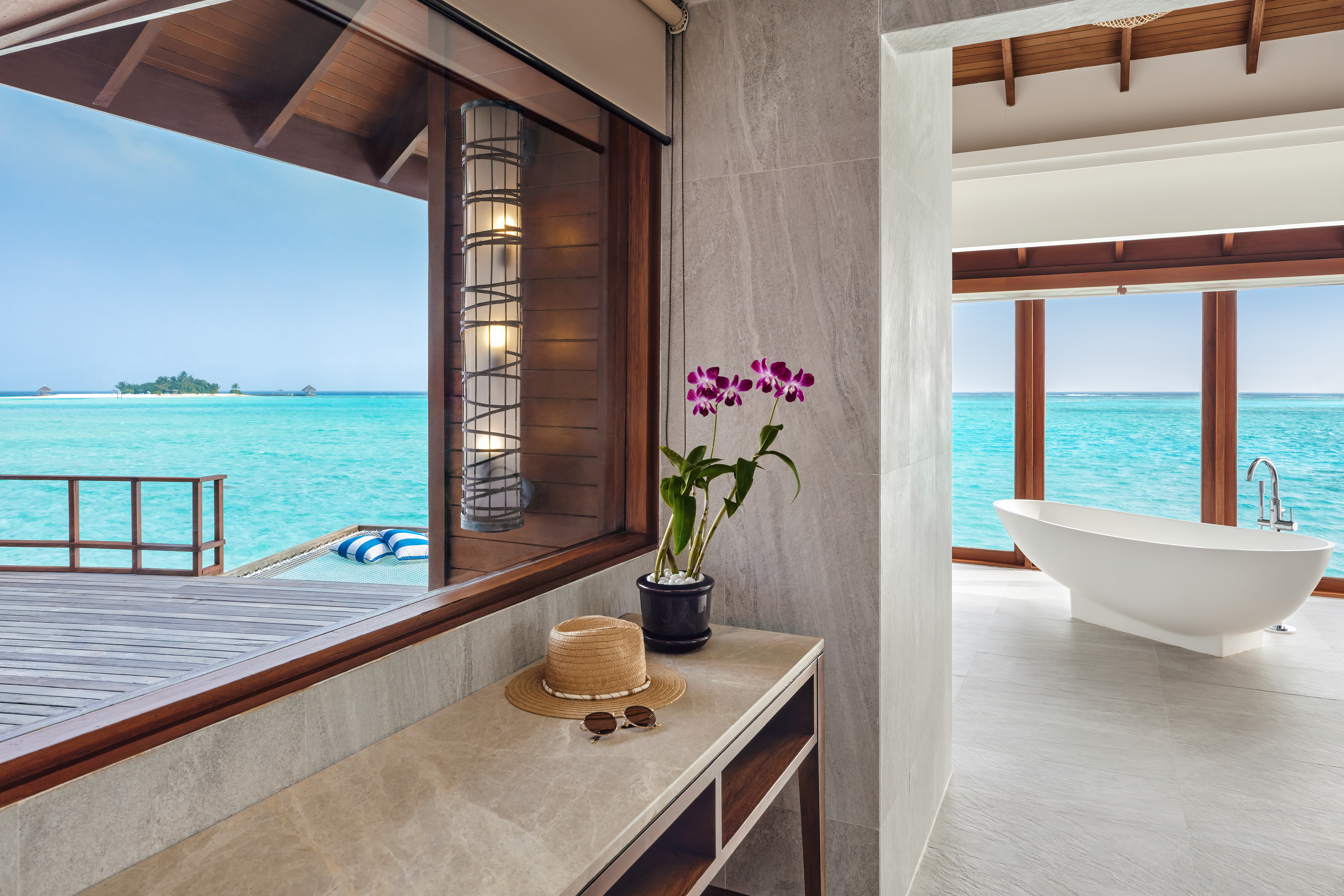 安纳塔拉笛古 - 日落水上套房图片4 - Anantara Dhigu Resort & Spa Sunset Over Water Suite Photo 4