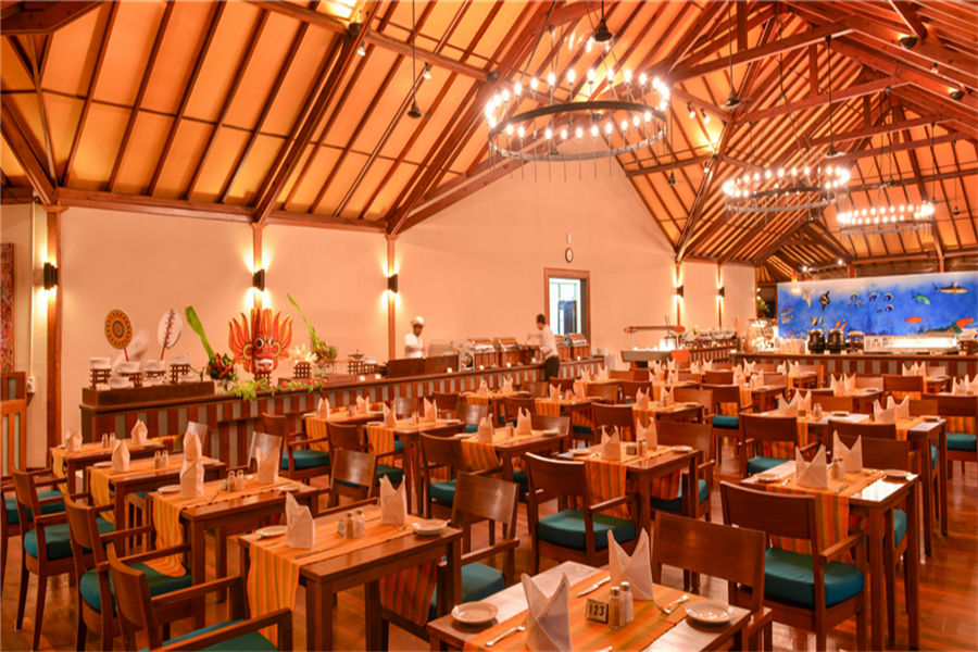 密度帕茹 - 主餐厅图片2 - Adaaran Select Meedhupparu Maldives Main Restaurant Photo 2