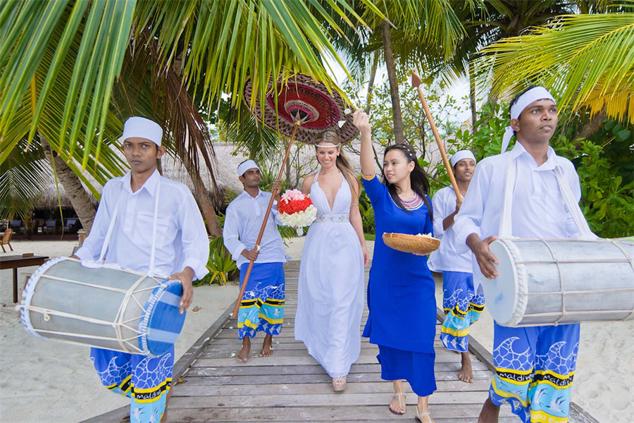 库拉玛蒂 - 婚礼和蜜月图片3 - Kuramathi Resort Maldives Renewal of Vows Photo 3