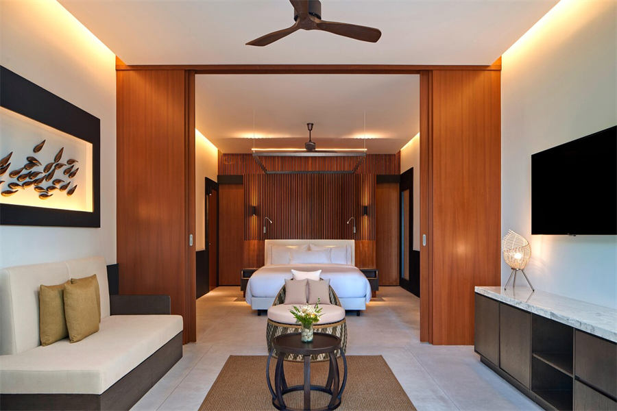 威斯汀 - 豪华沙滩泳池别墅(大床) 图片3 - The Westin Maldives Miriandhoo Resort Deluxe Beach Villa pool Photo 3