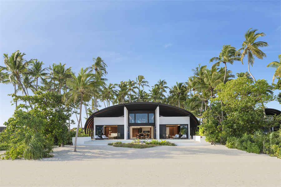 威斯汀 - 天梦海滩泳池官邸图片1 - The Westin Maldives Miriandhoo Resort Heavenly Beach Residence Pool Photo 1