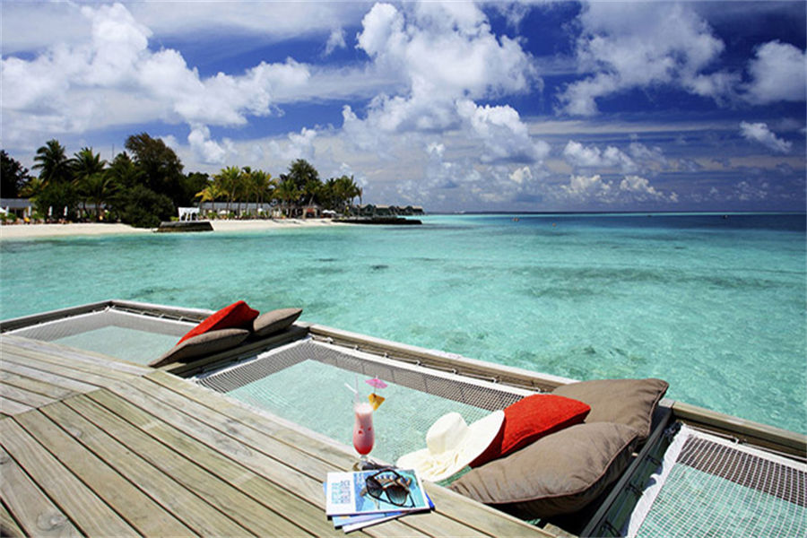 圣塔拉富士 - 海面酒吧图片3 - Centara Ras Fushi Resort & Spa Maldives Viu Bar Photo 3