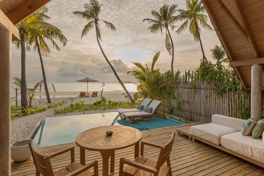 富士法鲁 - 沙滩泳池别墅图片4 - Fushifaru Maldives Beach Villa with Pool Photo 4