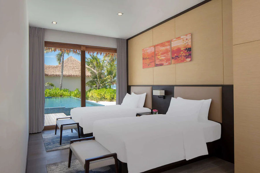 丽笙 - 三卧沙滩泳池套房(日落景观）图片3 - Radisson Blu Resort Maldives Beach Villa-3 Bedrooms Pool & Sunset View Photo 3
