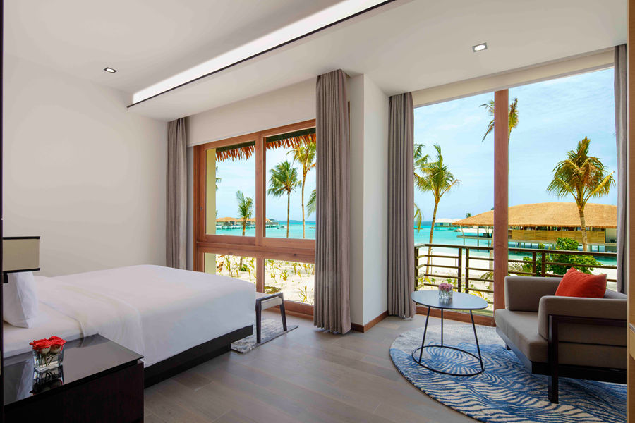 丽笙 - 复式三卧沙滩泳池别墅图片2 - Radisson Blu Resort Maldives 2 Storey Family Garden Villa-3 Bedrooms& Pool Photo 2