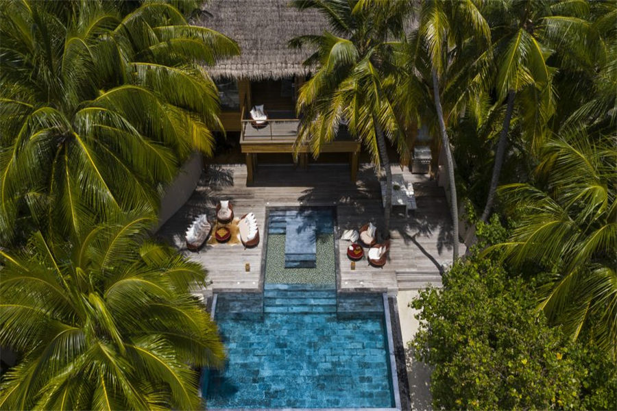 芙花芬 - 两卧海滨泳池别墅图片1 -  Huvafen Fushi Spa Resort Maldives Two Bedroom Beach House With Pool Photo 1