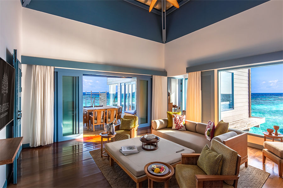 莱佛士 - 日落水上住宅(双卧)图片2 - Raffles Maldives Meradhoo Sunset Overwater Residence With Pool Photo 2