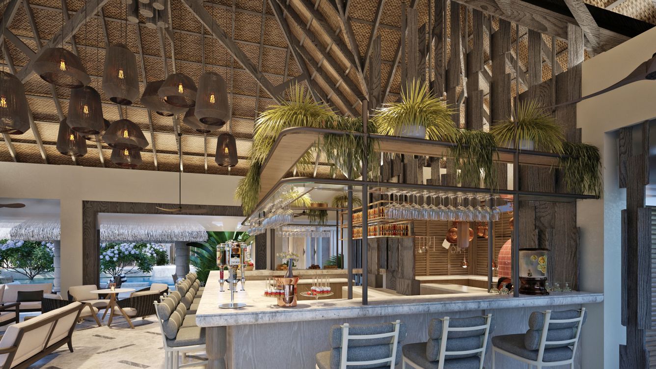 JW 万豪卡夫餐厅 - 哇哦泳池沙滩酒吧 - JW Marriott Maldives Kaafu Atoll Island Resort Restaurant