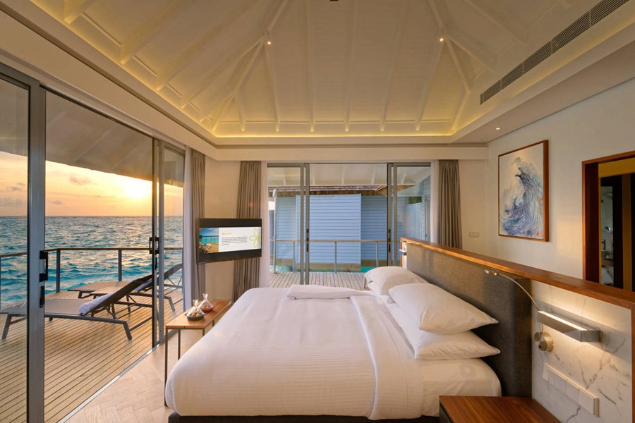 奥瑞格马富士瓦鲁 - 水上别墅图片1 - Outrigger Maldives Maafushivaru Resort Over Water Villa Photo 1