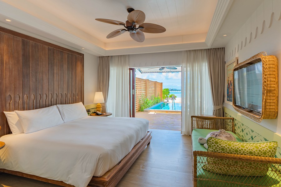 塞伊（希尔顿格芮） - 泳池海滩精致套房图片2 - SAii Lagoon Maldives, Curio Collection by Hilton Junior Beach Suite with Pool Photo 2