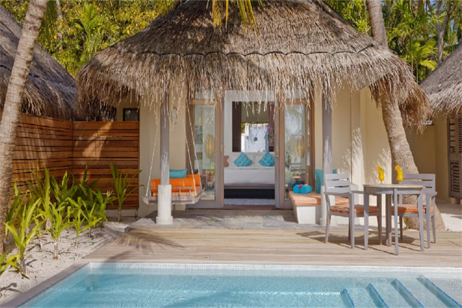 安纳塔拉笛古 - 双卧室安纳塔拉泳池别墅 图片3 - Anantara Dhigu Resort & Spa Two Bedroom Anantara Pool Villa Photo 3