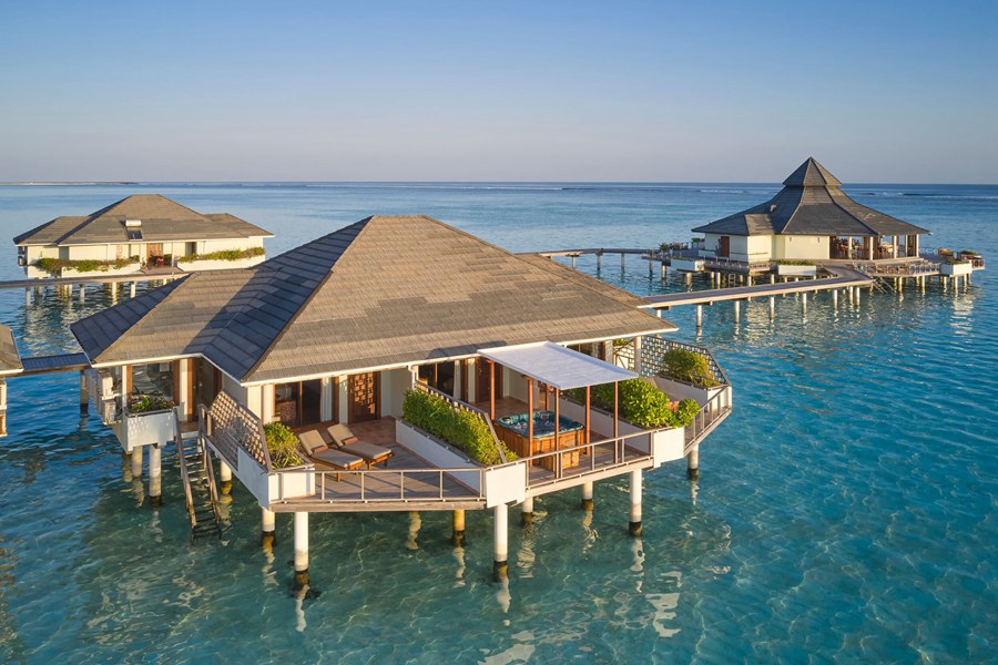 别墅公园岛（太阳岛） - 双卧水上别墅图片1 - Villa Park, Sun Island Two-bedroom Overwater Villa Photo 1