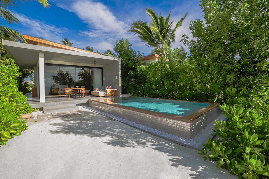 库达薇陵姬丽 - 日落沙滩泳池别墅图片2 - Kuda Villingili  Time and Space Redefined Sunset Beach Villa with Private Pool Photo 2