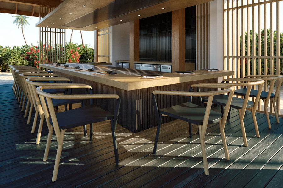 翡翠法鲁富士 - 亚洲日式铁板烧图片3 - Emerald Faarufushi Resort & Spa Le Asiatique and Teppanyaki Grill Photo 3