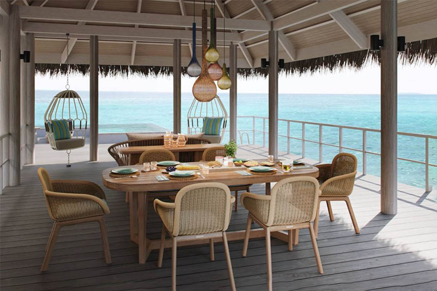 六善肯尼呼拉 - 两卧水上泳池别墅 图片3 - Six Senses Kanuhura Two Bedroom Water Villa With Pool Photo 3