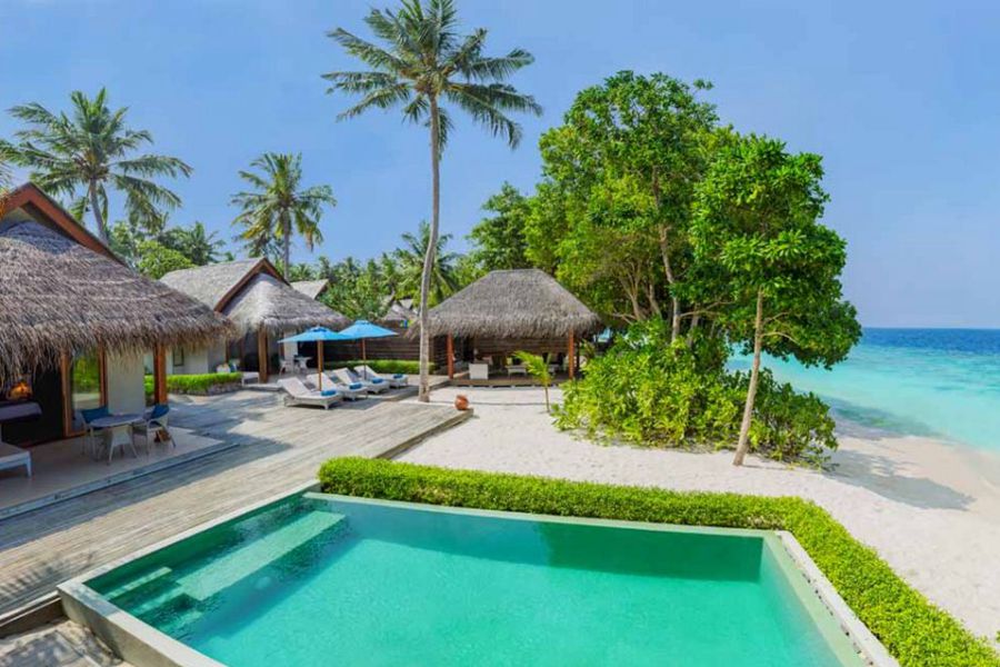 都喜天阙 - 双卧沙滩泳池别墅图片1 - Dusit Thani Maldives Two Bedrooms Beach Pool Villa Photo 1