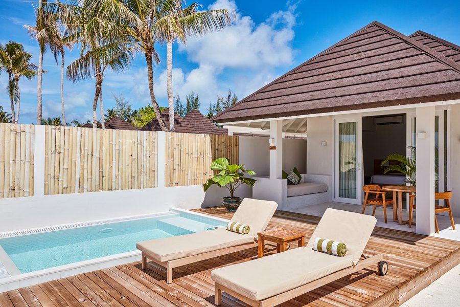 双鱼 - 高级沙滩泳池别墅图片1 - Sun Siyam Olhuveli Grand Beach Villa with Pool Photo 1