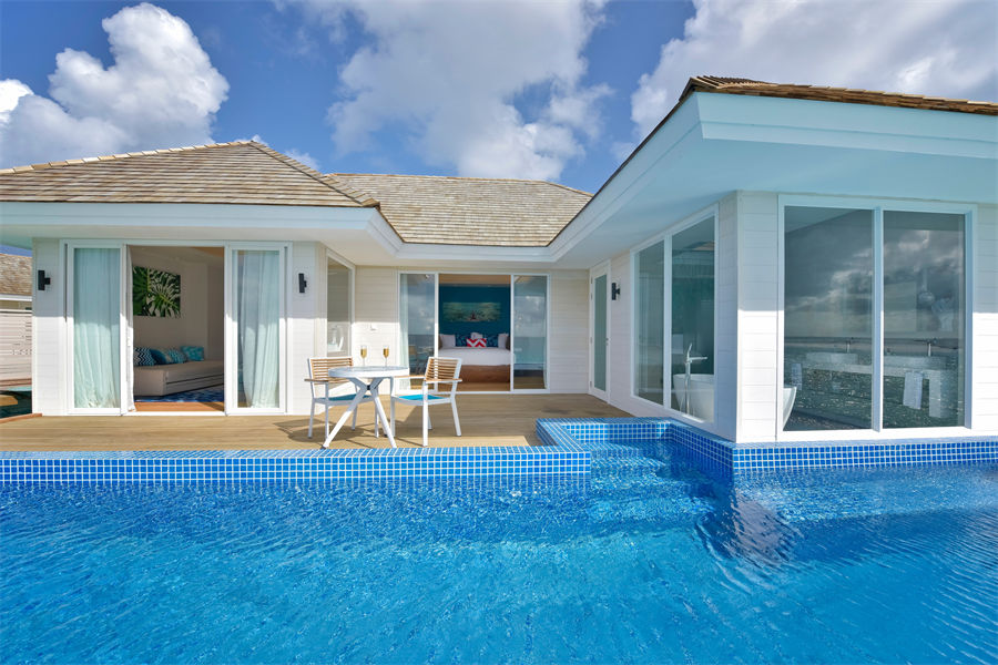 坎迪玛 - 日落泳池套房图片3 - Kandima Maldives Sunset Aqua Pool Suite Photo 3