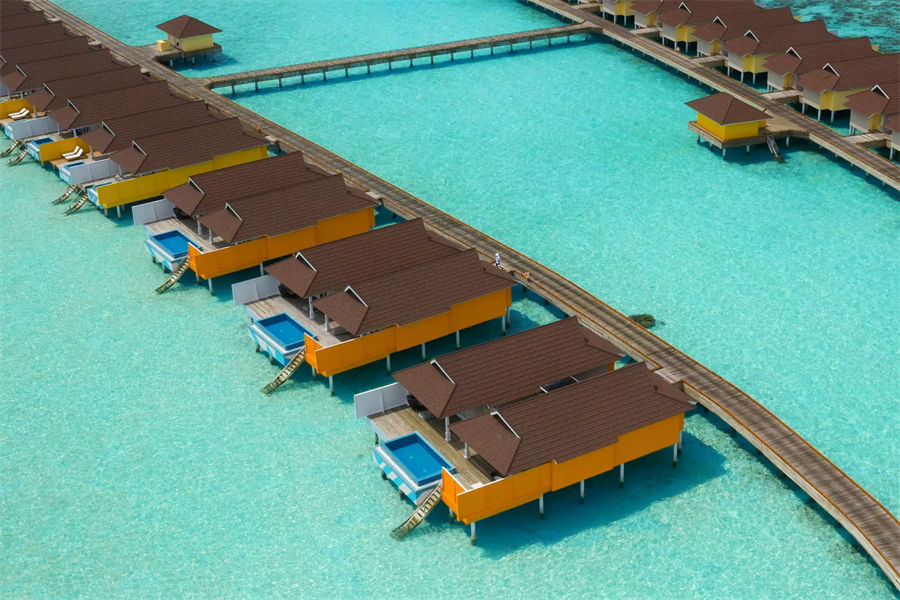 芙拉瓦希 - 双卧泻湖水上泳池别墅图片1 - The Standard，Huruvalhi Maldives 2 Bedroom Lagoon Overwater Pool Villa Photo 1