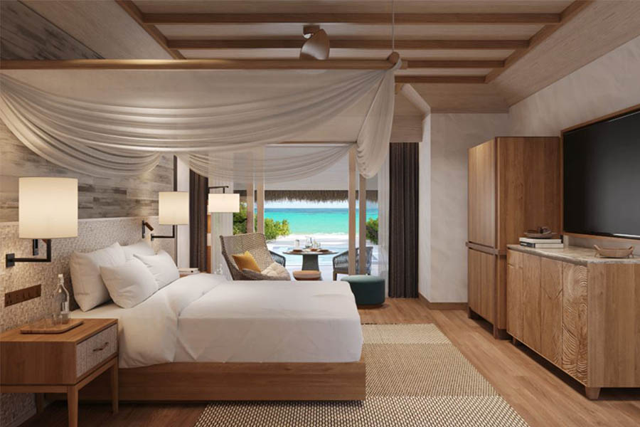 六善肯尼呼拉 - 沙滩泳池别墅图片1 - Six Senses Kanuhura Beach Villa With Pool Photo 1