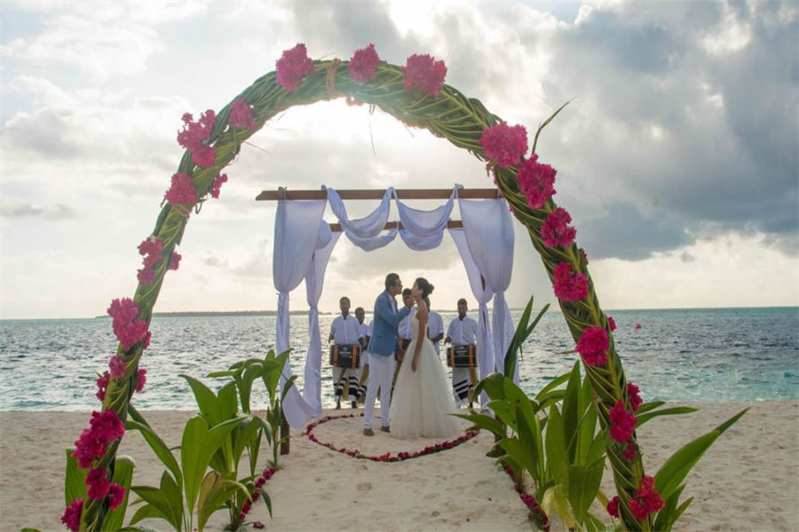 神仙珊瑚 - 婚礼与庆典图片2 - Hideaway Beach Resort &Spa Renewal Of Vows Photo 2
