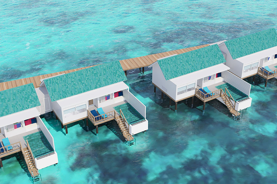 奥露哈林吉利 - 日落水上别墅 - 带泳池 图片1 - OBLU NATURE HelenGeli Sunset Water Villa with Pool Photo 1