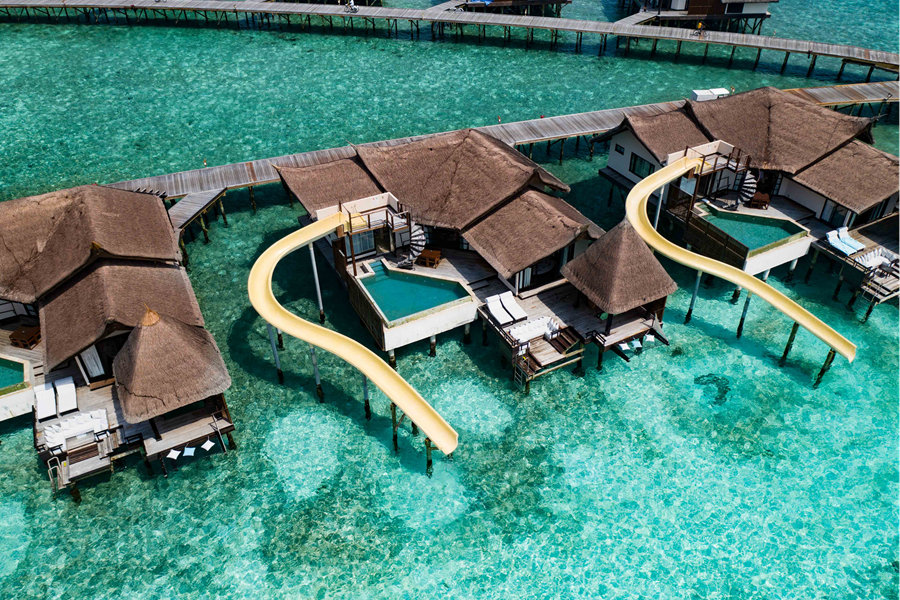 奥臻瑞泽铂丽富士 - 滑梯海洋泳池套房图片1 - Ozen RESERVE Bolifushi Ocean Pool Suite with Slide Photo 1