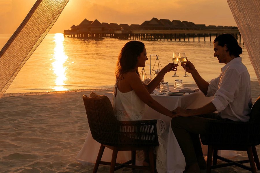 娇丽 - 蜜月和婚礼图片1 - Joali Maldives Wedding Photo 1