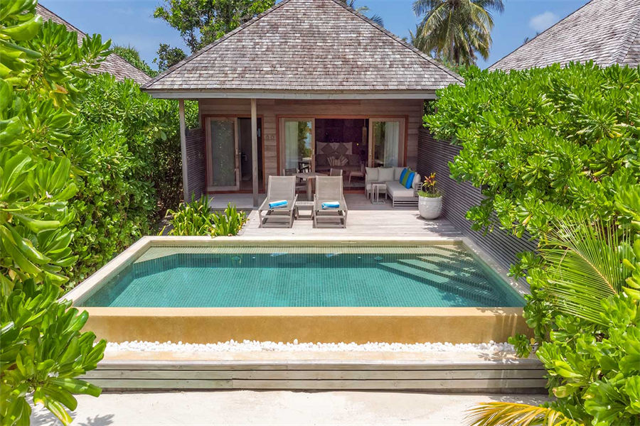 芙拉瓦丽 - 沙滩泳池别墅图片1 - Hurawalhi Maldives Beach Pool Villa Photo 1