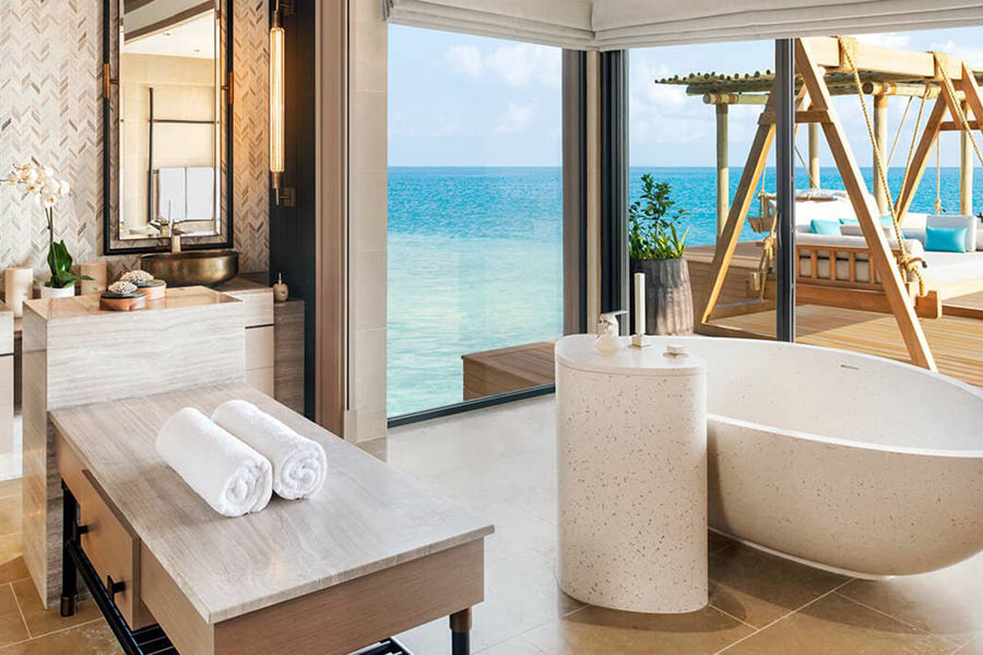 华尔道夫 - 双卧水上泳池别墅图片4 - Waldorf Astoria Maldives Ithaafushi  Two Bedroom Overwater Villa with Pool Photo 4