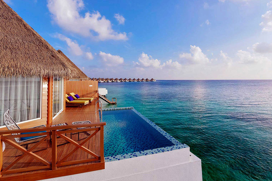 美居 - 日落水上泳池别墅图片1 - Mercure Maldives Kooddoo  Over Water Sunset Pool Villa Photo 1
