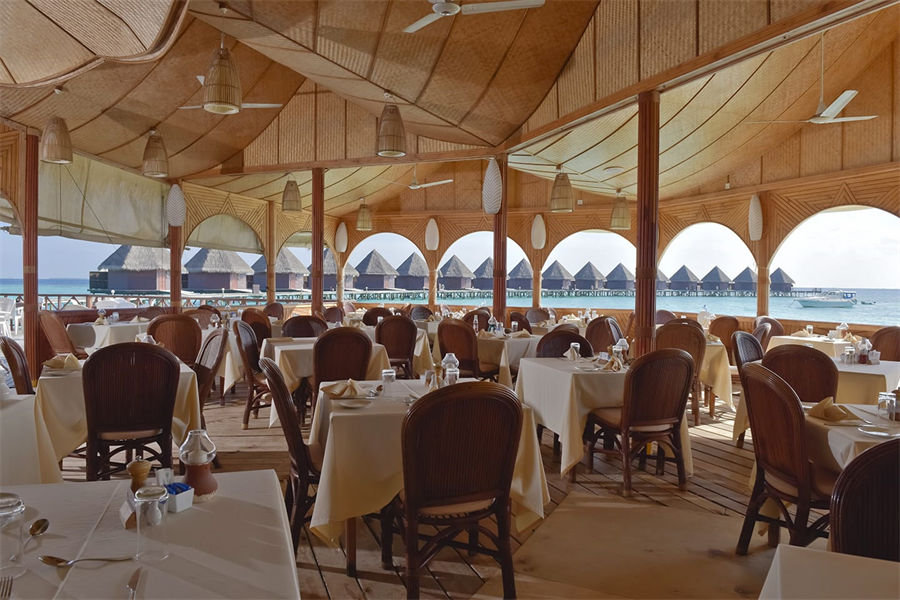 蓝色美人蕉 - 主餐厅图片2 - Thulhagiri Island Resort  Main Restaurant Photo 2