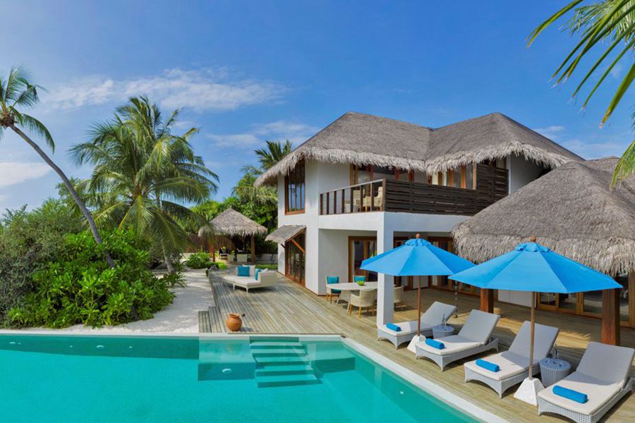 都喜天阙 - 三卧沙滩泳池住宅 图片1 - Dusit Thani Maldives Three Bedrooms Beach Pool Residence Photo 1