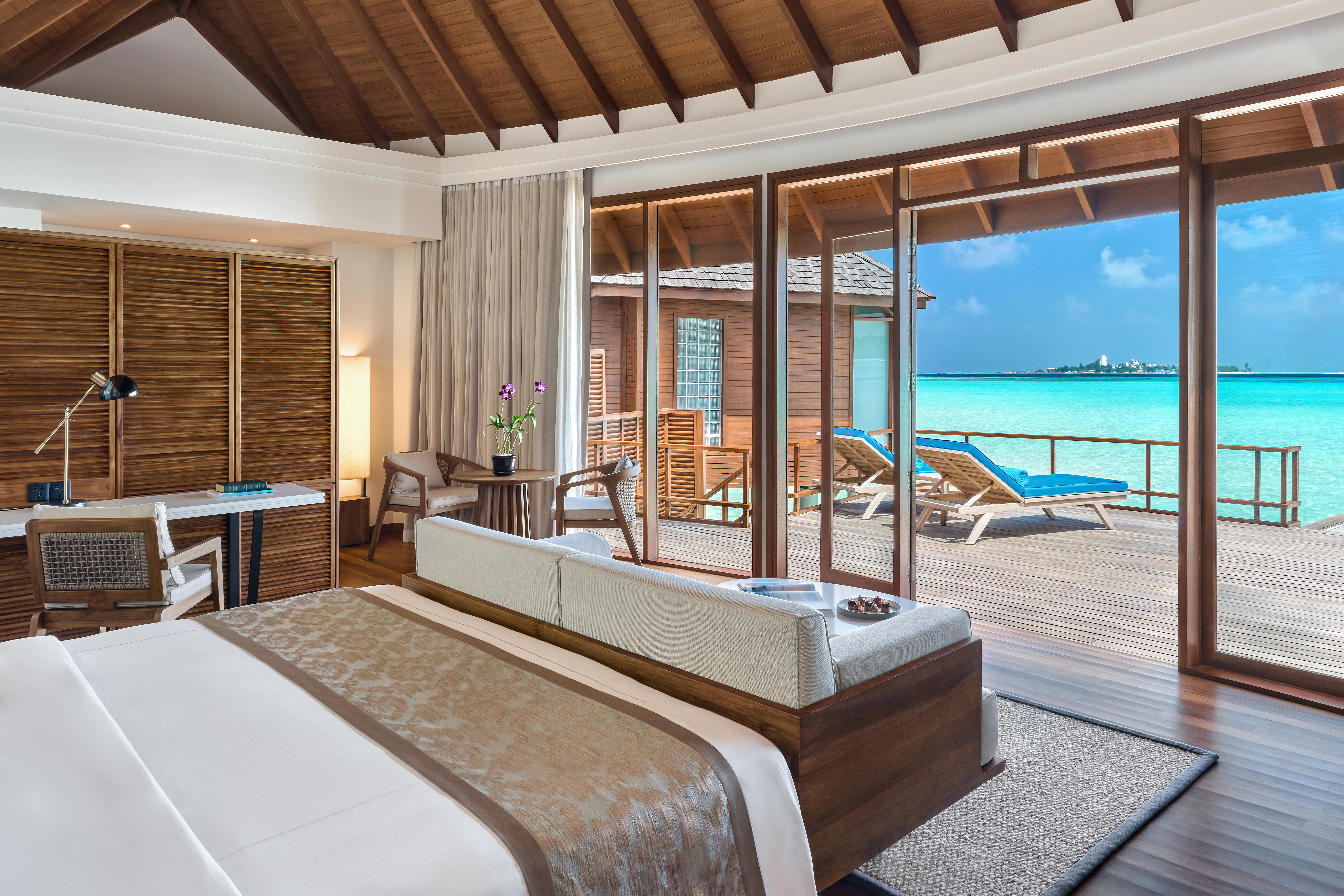 安纳塔拉笛古 - 日落水上套房图片3 - Anantara Dhigu Resort & Spa Sunset Over Water Suite Photo 3