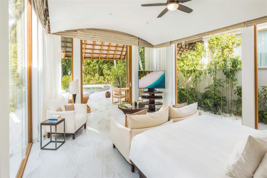 港丽 - 豪华沙滩泳池别墅图片2 - Conrad Maldives Rangali lsland Deluxe Beach Villa With Pool Photo 2