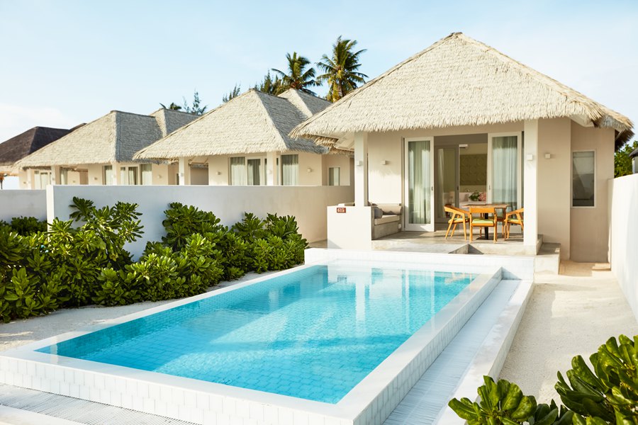 双鱼 - 高级沙滩泳池套房图片1 - Sun Siyam Olhuveli Grand Beach Suite with Pool Photo 1