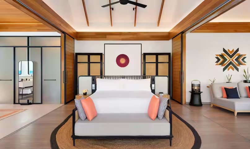 希尔顿阿明吉利 - 单卧水上泳池套房图片3 - Hilton Maldives Amingiri Resort & SPA 1 Bedroom Overwater Suite with Pool Photo 3